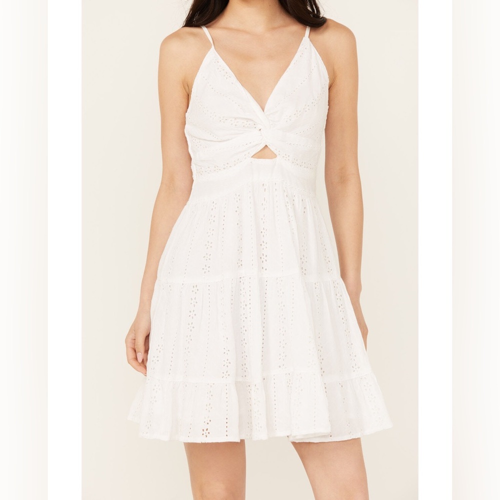 Angie White Lace Dress